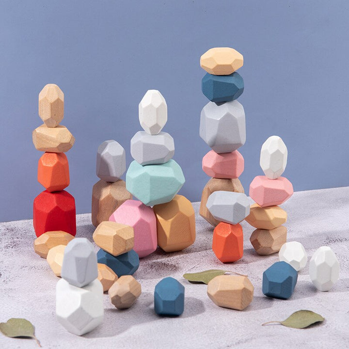 Wooden Rainbow Stacking Toy for Creative Learning Fun
