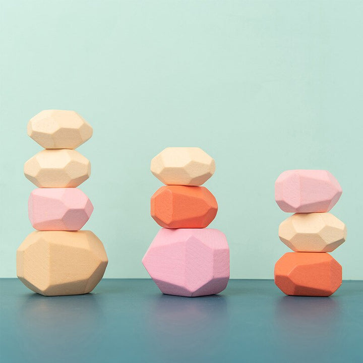 Wooden Rainbow Stacking Toy for Creative Learning Fun