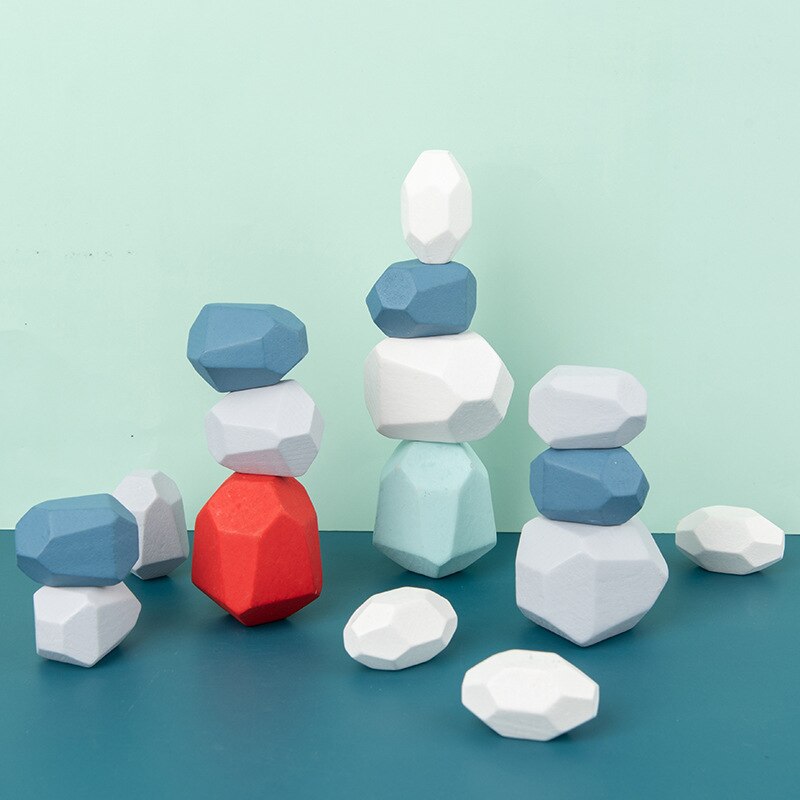 Wooden Rainbow Stacking Toy for Creative Learning Fun