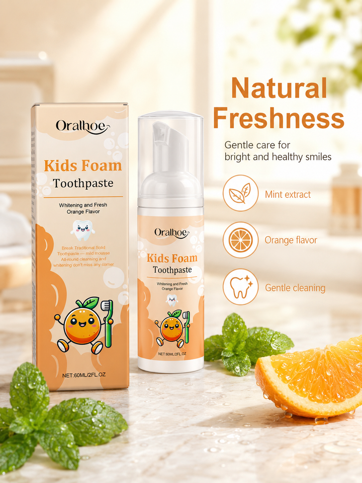 Children's Dental Mousse Toothpaste – Fun Foam Whitening