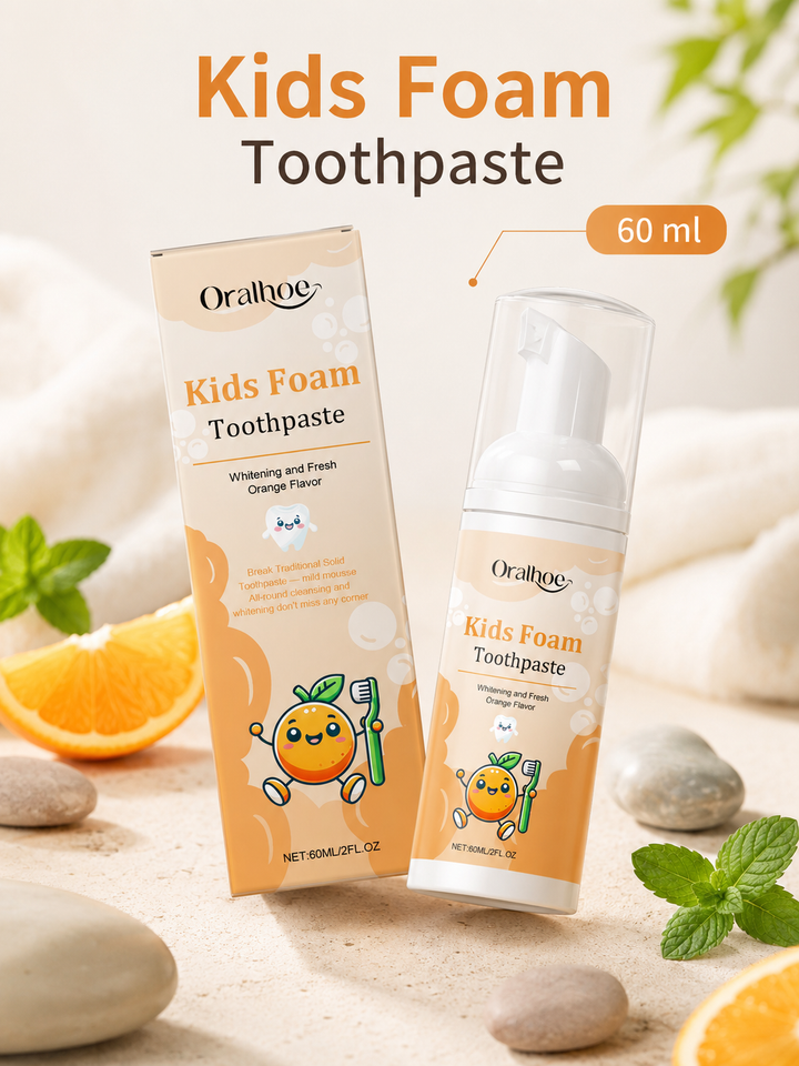 Children's Dental Mousse Toothpaste – Fun Foam Whitening