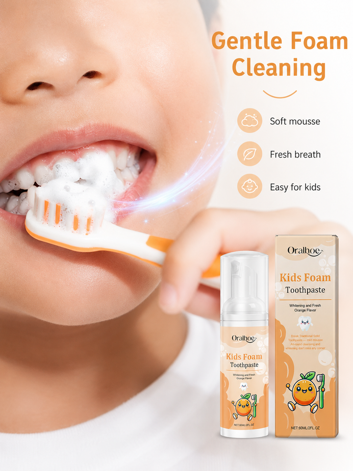 Children's Dental Mousse Toothpaste – Fun Foam Whitening