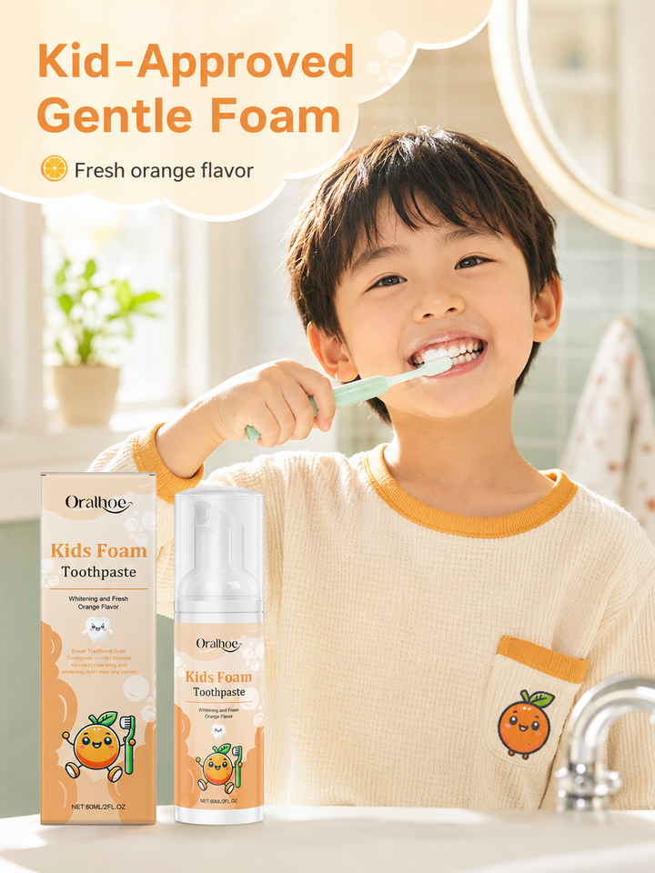 Children's Dental Mousse Toothpaste – Fun Foam Whitening