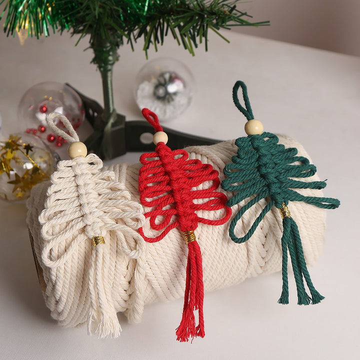 Chinese Knot Christmas Tree Ornaments Set of 3 Decor