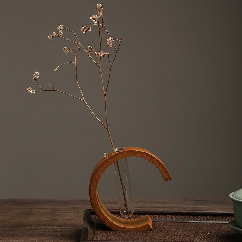 Bamboo Vase for Small-Space Natural Flower Displays