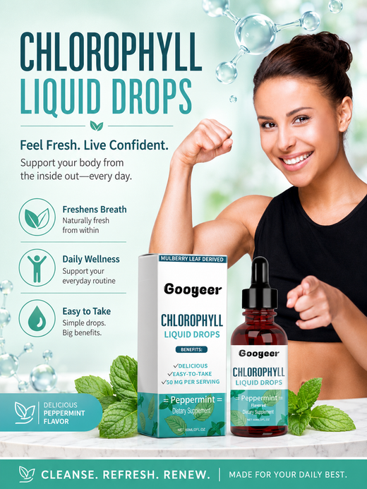 Chlorophyll Drops — Reduce Body Odor, Boost Energy Naturally