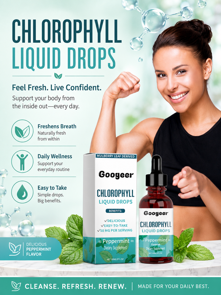 Chlorophyll Drops — Reduce Body Odor, Boost Energy Naturally