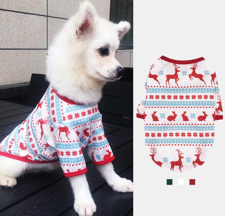 Christmas Dog Sweater | Full-Coverage Holiday Outfit