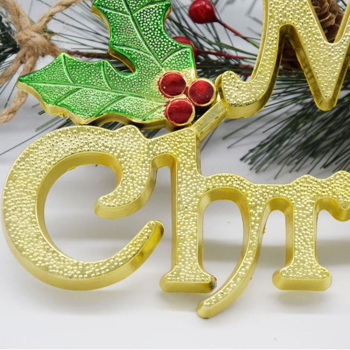 Christmas Tree Plaque for Festive 3D Holiday Sparkle