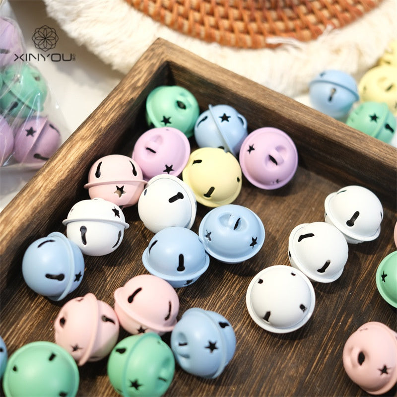 Christmas Tree Decorations | Pastel Macaron Star Bells