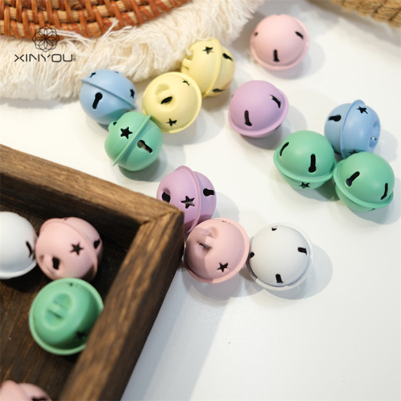 Christmas Tree Decorations | Pastel Macaron Star Bells