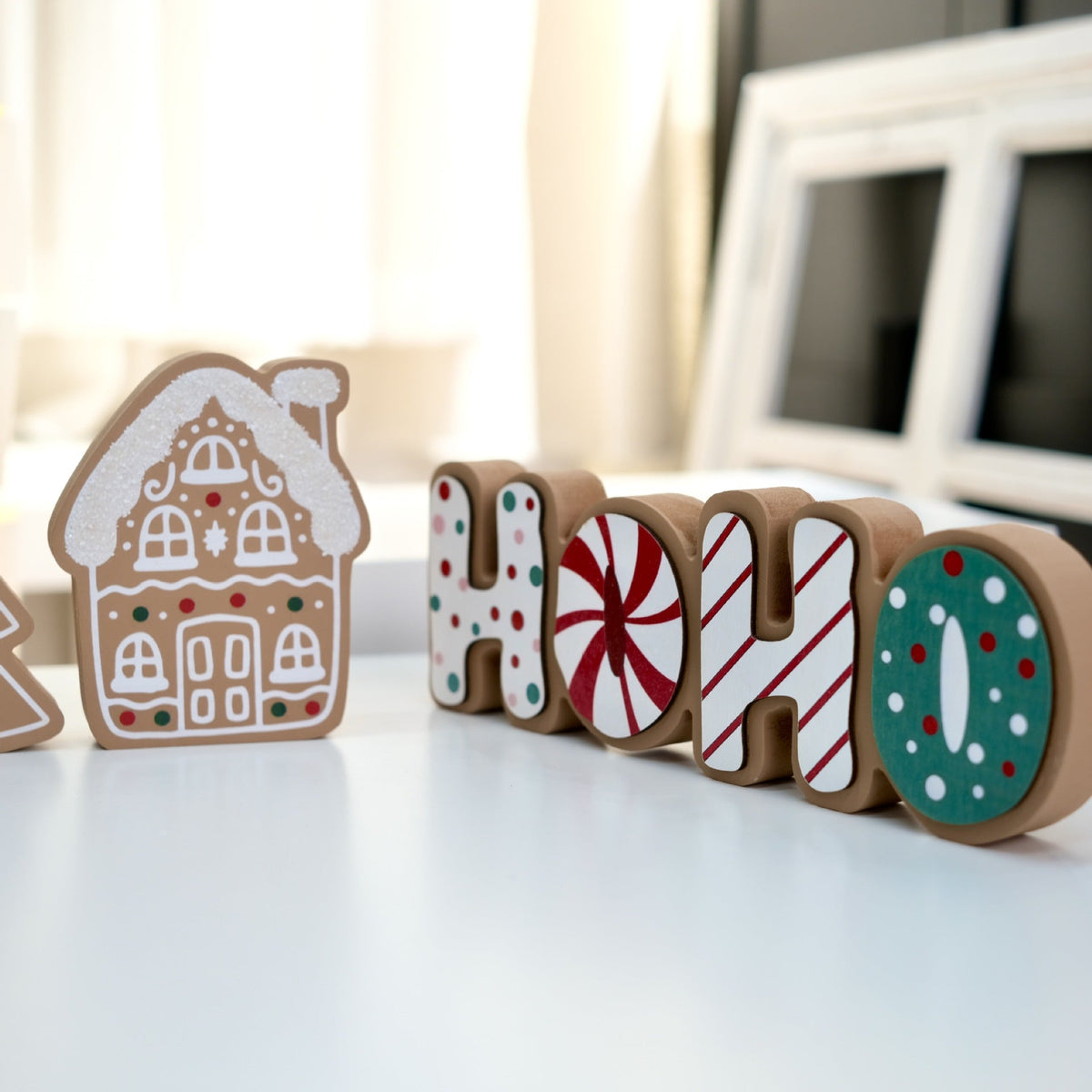 Christmas Tabletop Decor Set for a Warm 3D Display