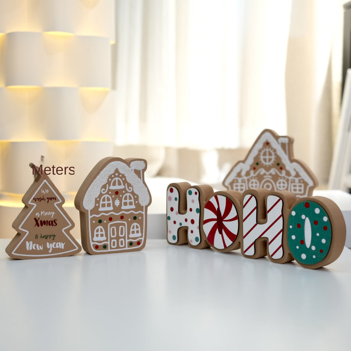 Christmas Tabletop Decor Set for a Warm 3D Display