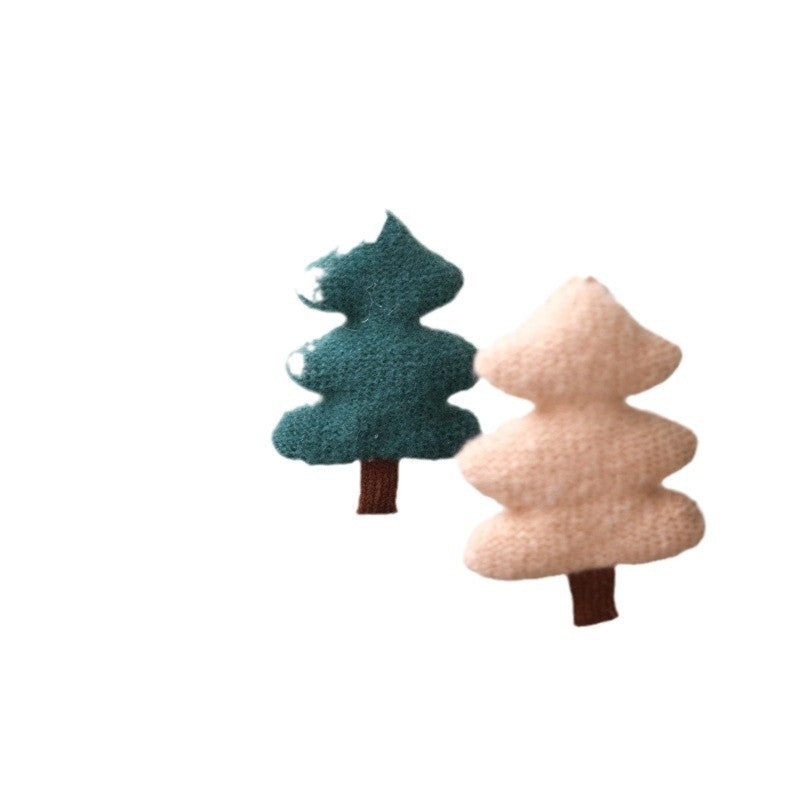 3D Knit Christmas Tree Ornaments for Cozy Displays