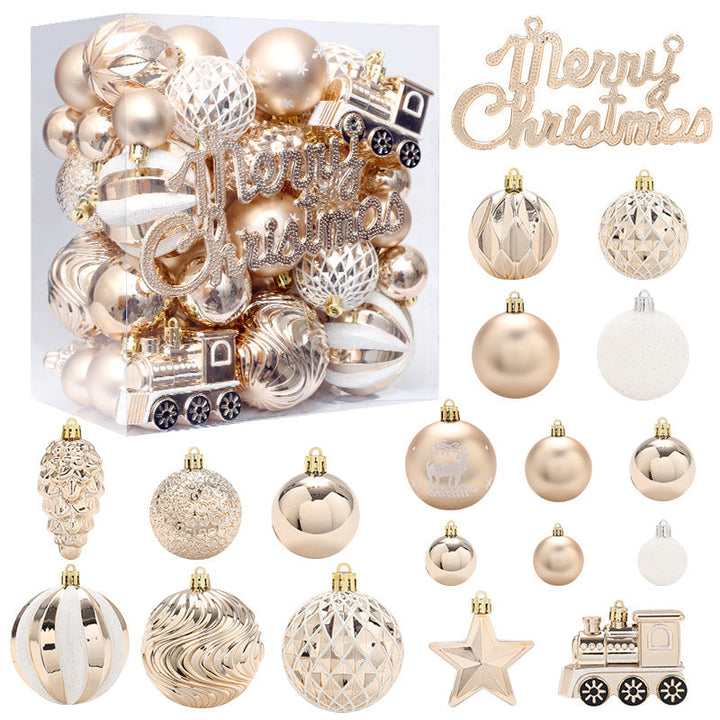 Christmas Ornament Set for an Elegant Coordinated Tree