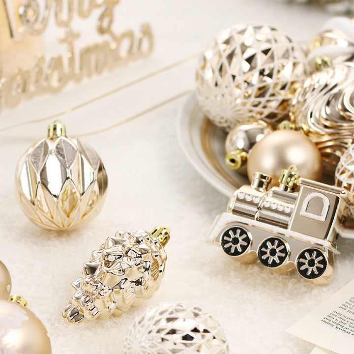 Christmas Ornament Set for an Elegant Coordinated Tree