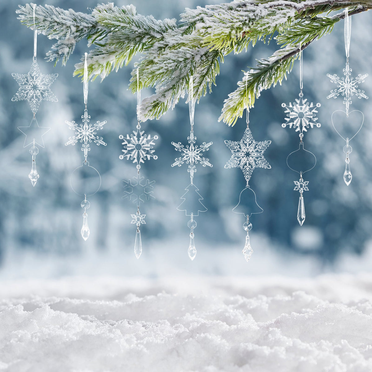 Christmas Tree Ornaments for Sparkling Winter Decor