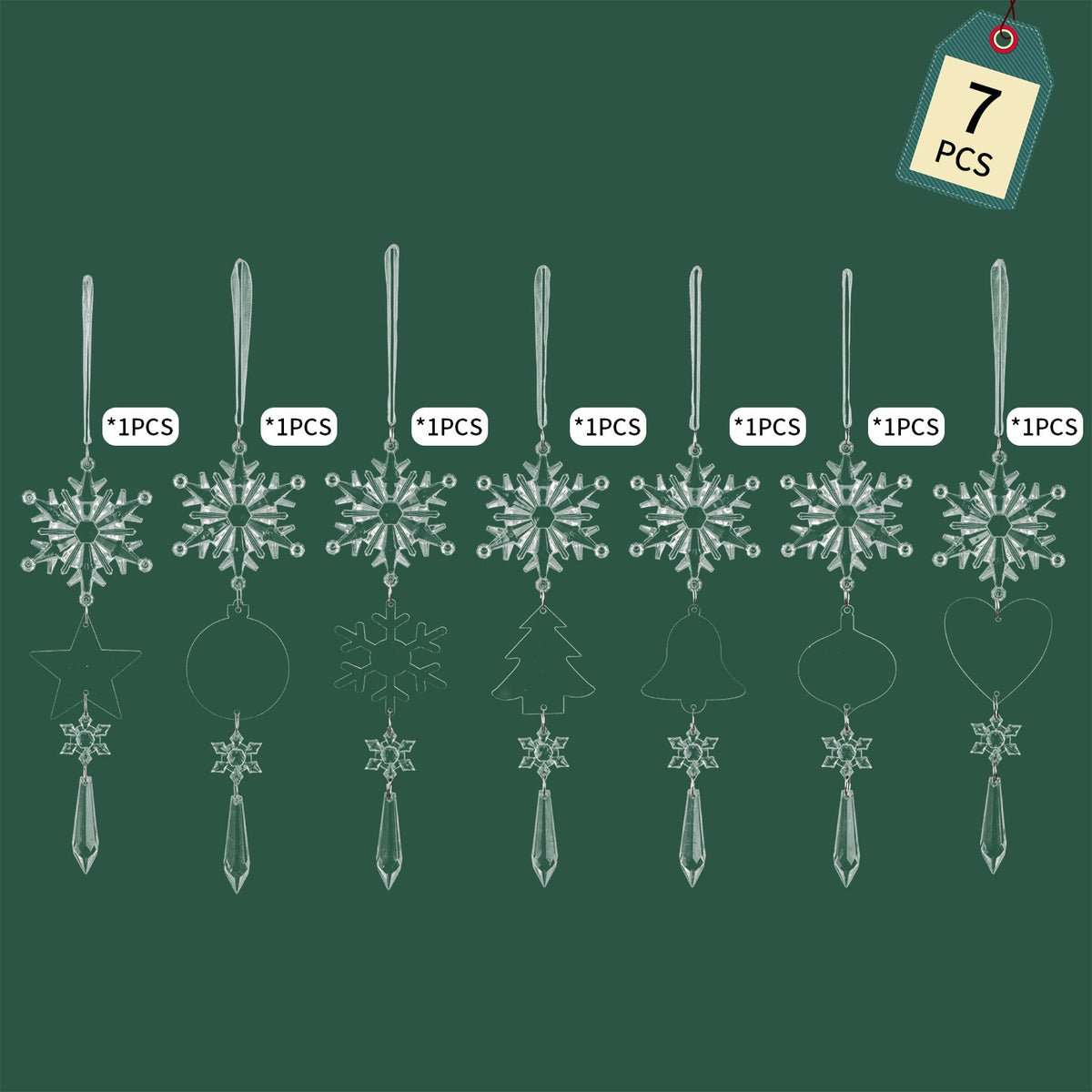 Christmas Tree Ornaments for Sparkling Winter Decor