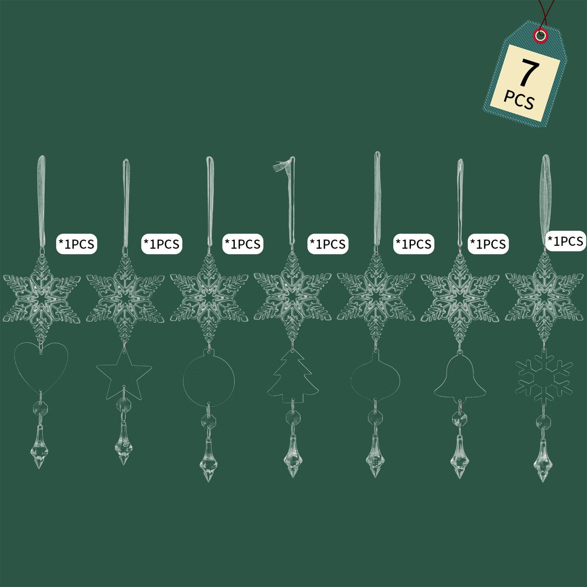 Christmas Tree Ornaments for Sparkling Winter Decor