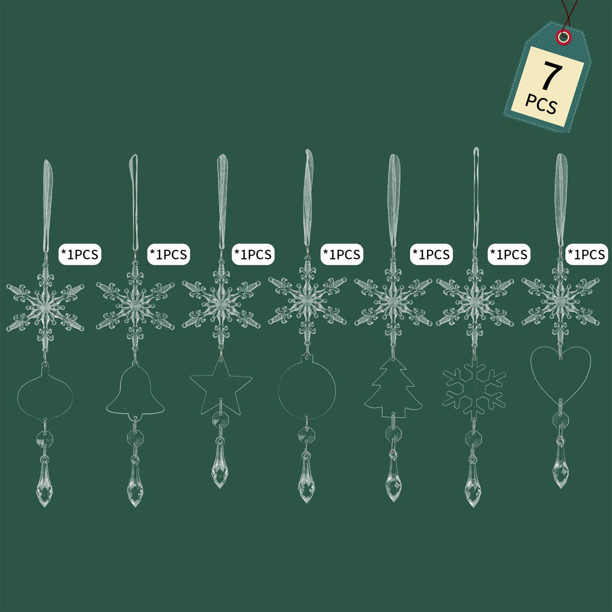 Christmas Tree Ornaments for Sparkling Winter Decor