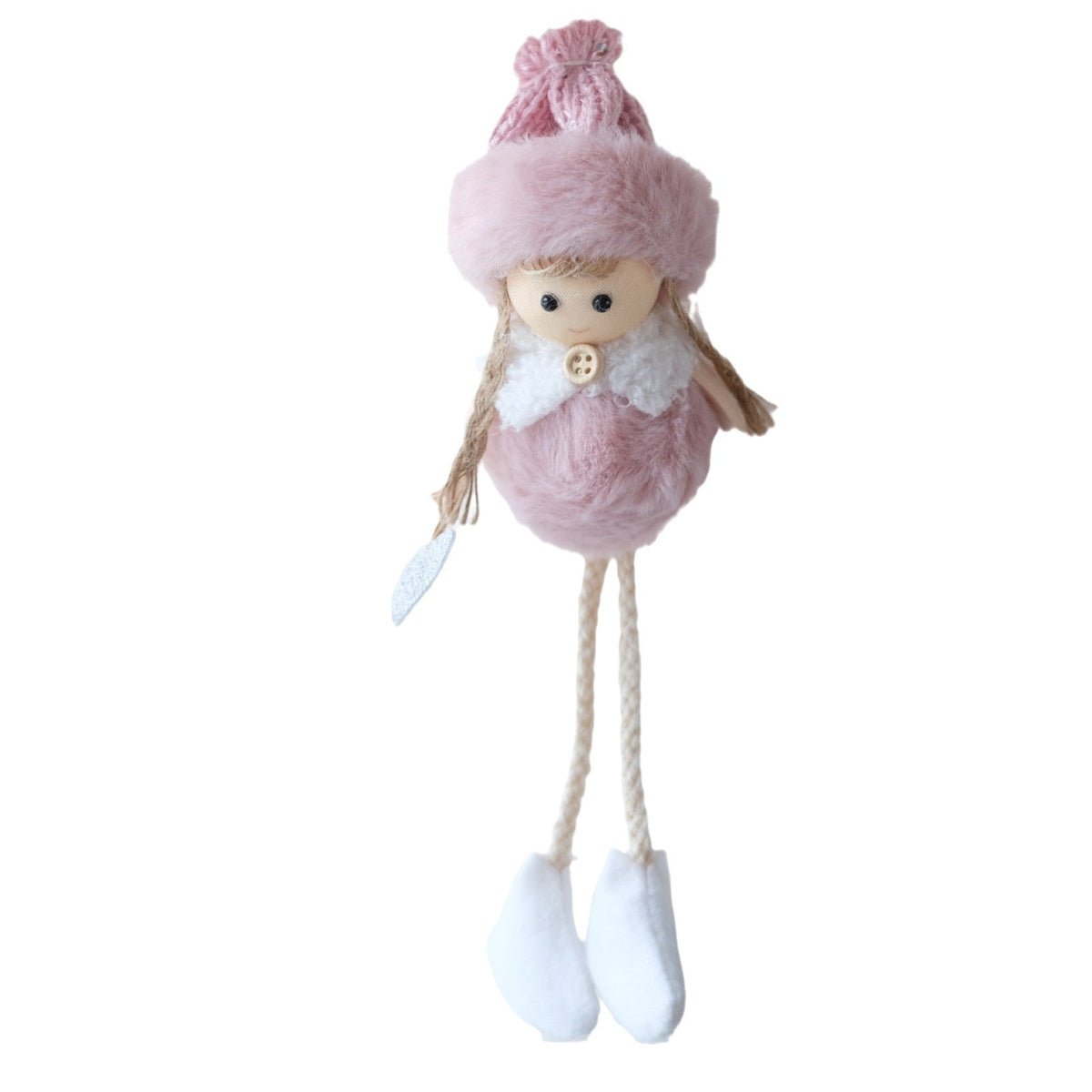 Christmas Angel Plush Ornament for Cozy Tree Decor
