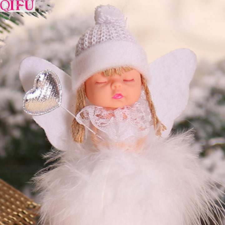 Christmas Angel Doll Decoration for Cozy Holiday Trees