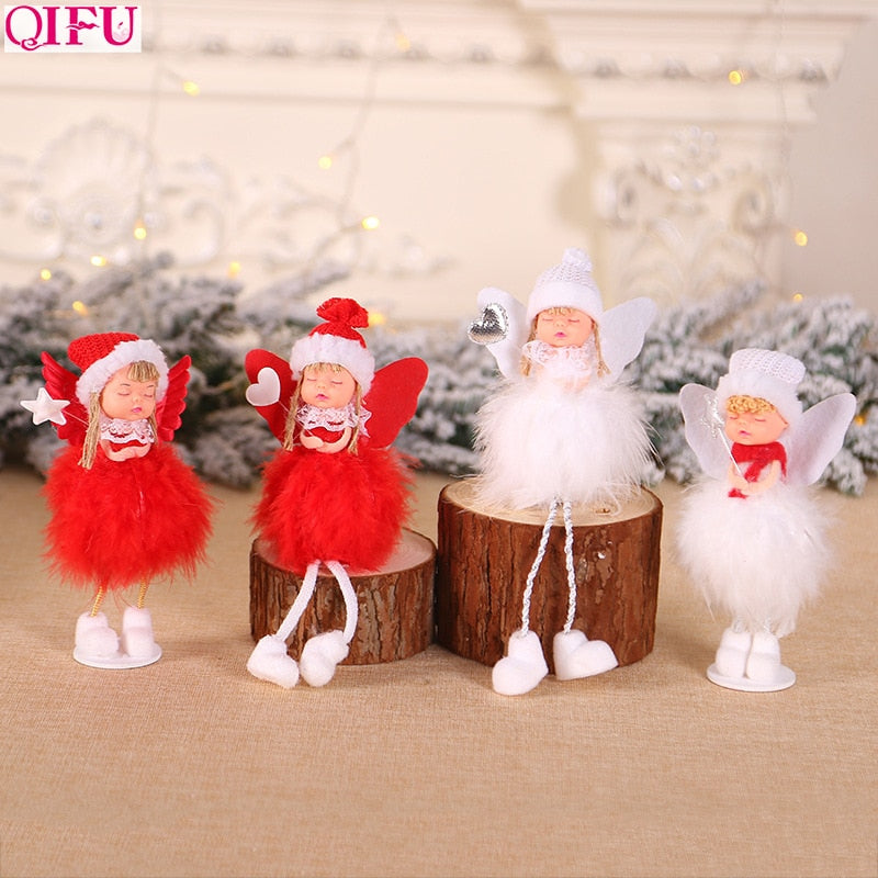 Christmas Angel Doll Decoration for Cozy Holiday Trees