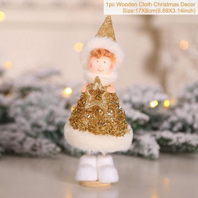 Christmas Angel Doll for Festive Shelf and Mantel Displays
