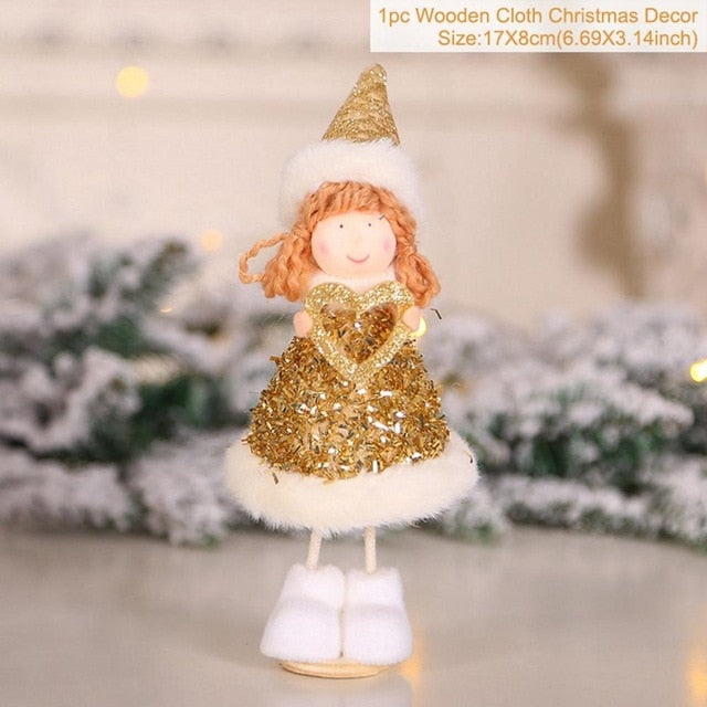 Christmas Angel Doll for Festive Shelf and Mantel Displays