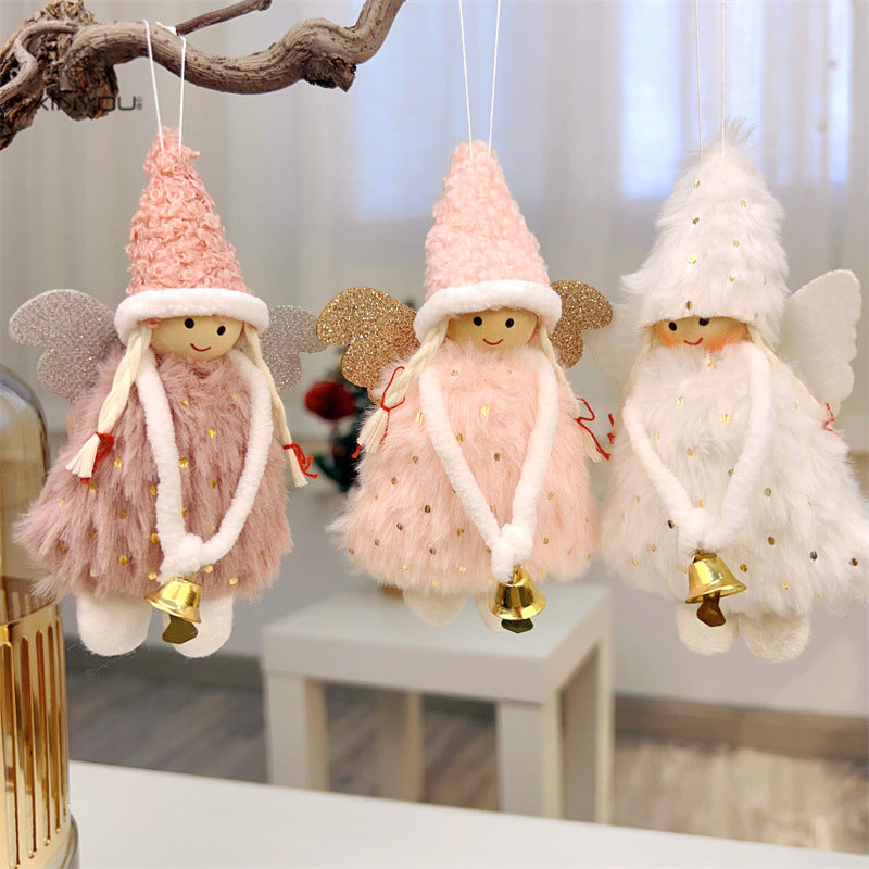 Christmas Angel Plush Ornament for Cozy Tree Charm Gift