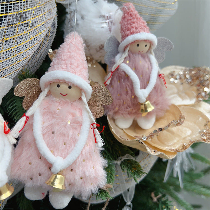 Christmas Angel Plush Ornament for Cozy Tree Charm Gift