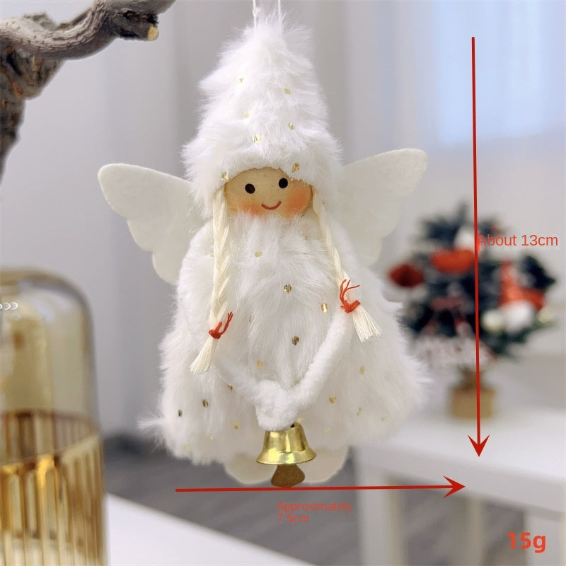 Christmas Angel Plush Ornament for Cozy Tree Charm Gift