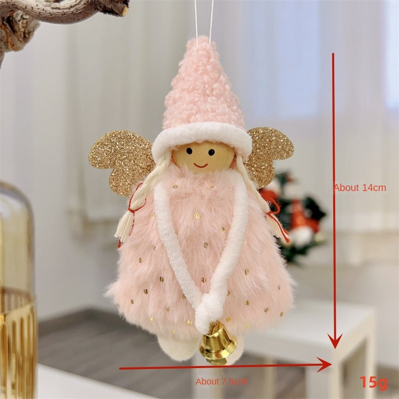 Christmas Angel Plush Ornament for Cozy Tree Charm Gift