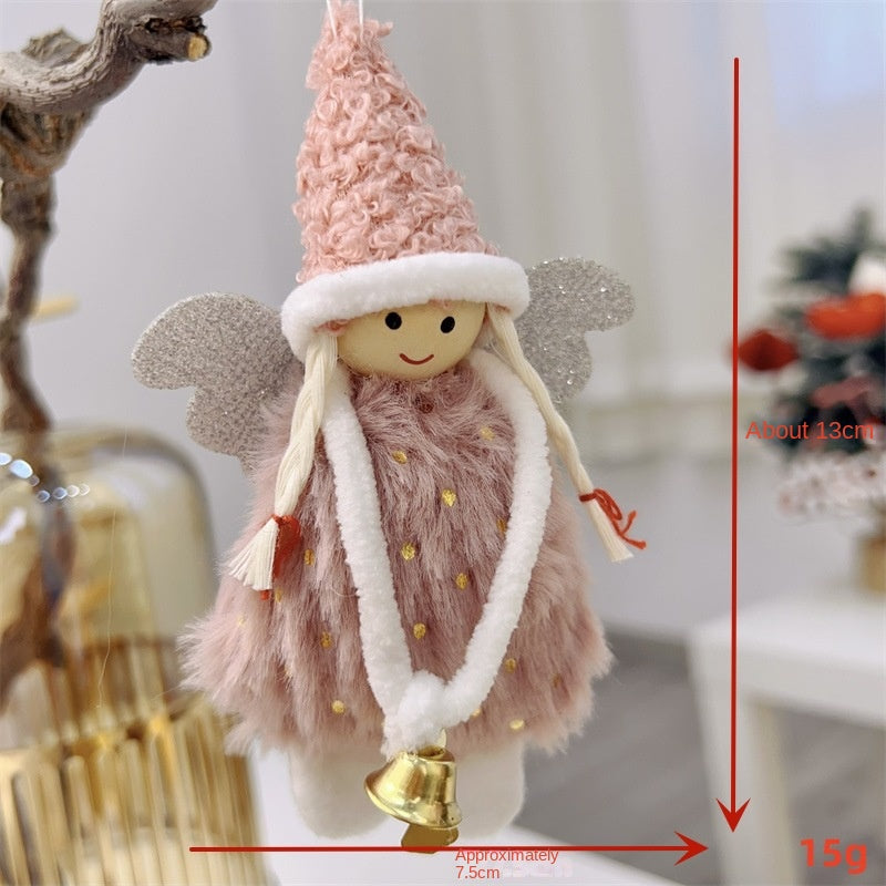 Christmas Angel Plush Ornament for Cozy Tree Charm Gift