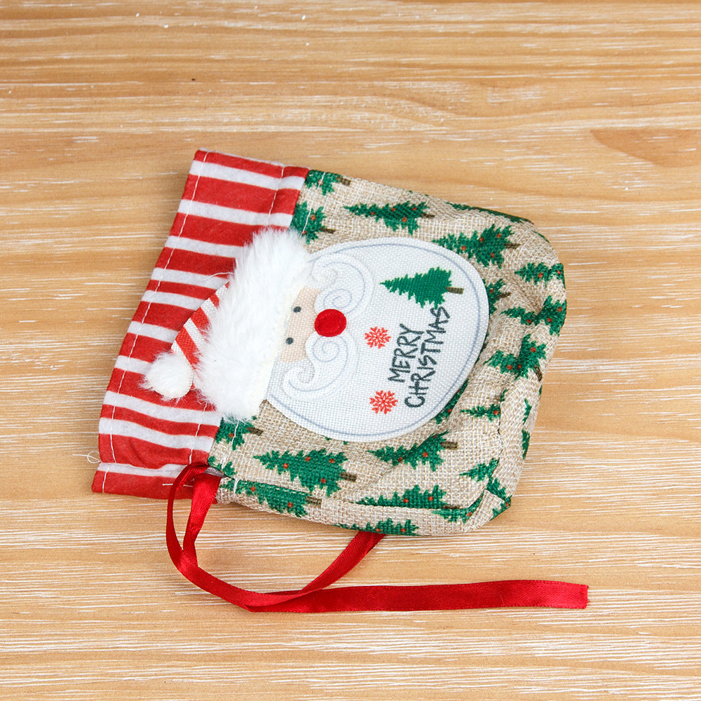 Christmas Gift Bags: Reusable Santa & Snowman Set