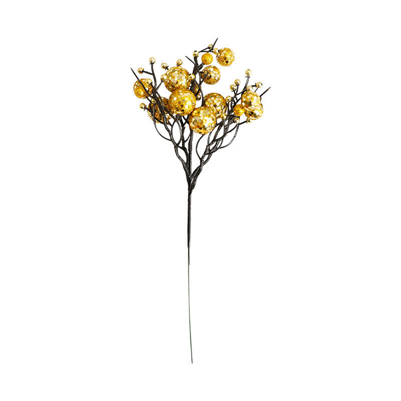 Glitter Berry Branch Christmas Stems for Tree & Wreath