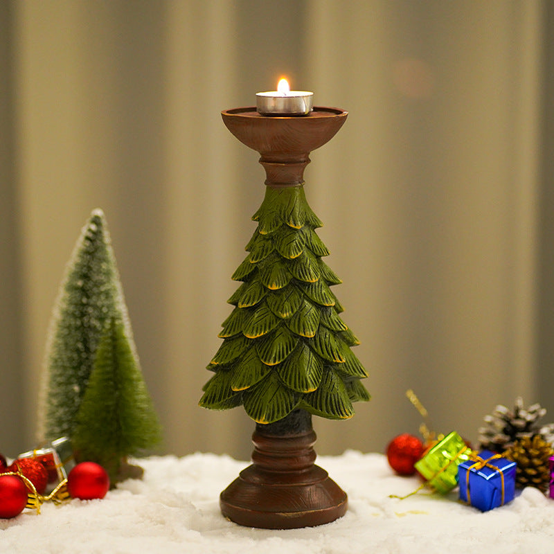 Christmas Tree Candle Holder for Cozy Tabletop Decor