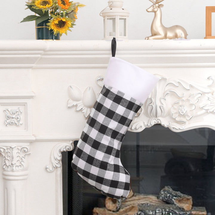 Christmas Stocking Gift Bag for Festive Mantel Décor