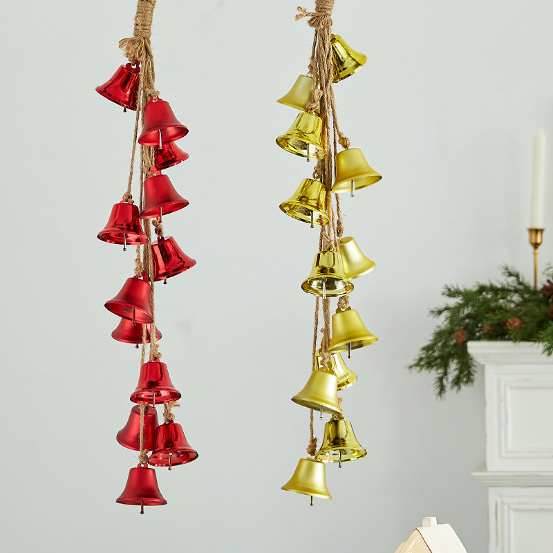 Christmas Bell Hanging Ornaments for Rustic Holiday Charm