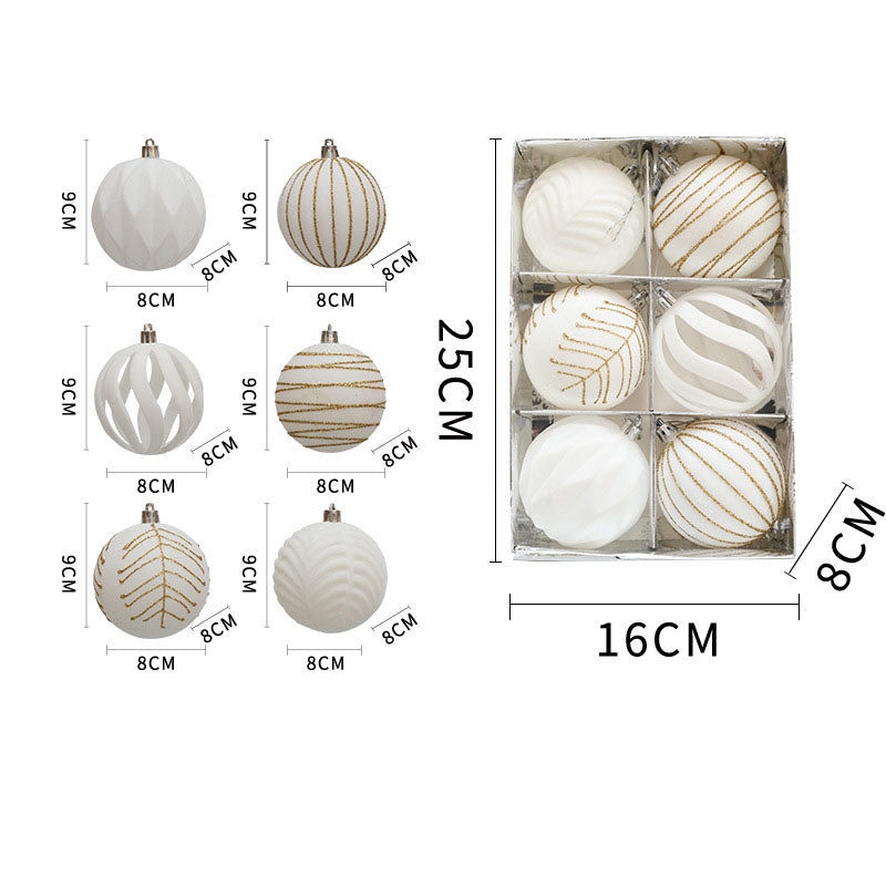 Christmas Tree Ornaments: Elegant 8cm Velvet Baubles