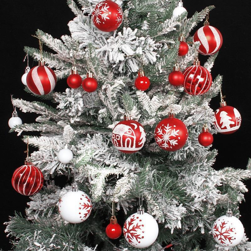 Christmas Ornaments Set for a Coordinated Festive Tree