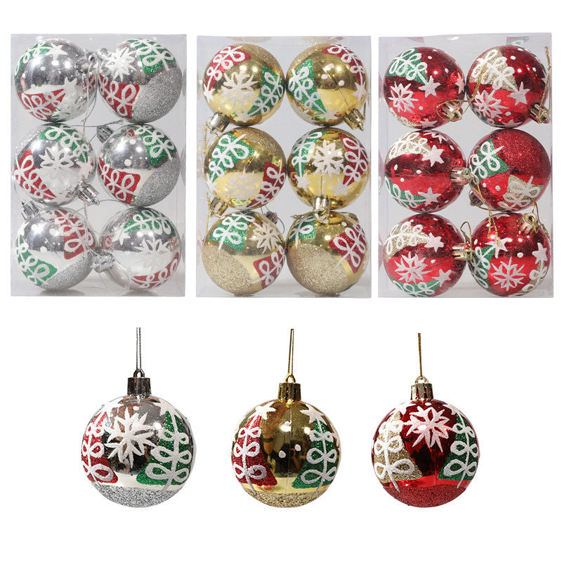 Christmas Tree Ornaments: Glittering Colorful Baubles
