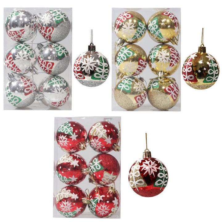 Christmas Tree Ornaments: Glittering Colorful Baubles