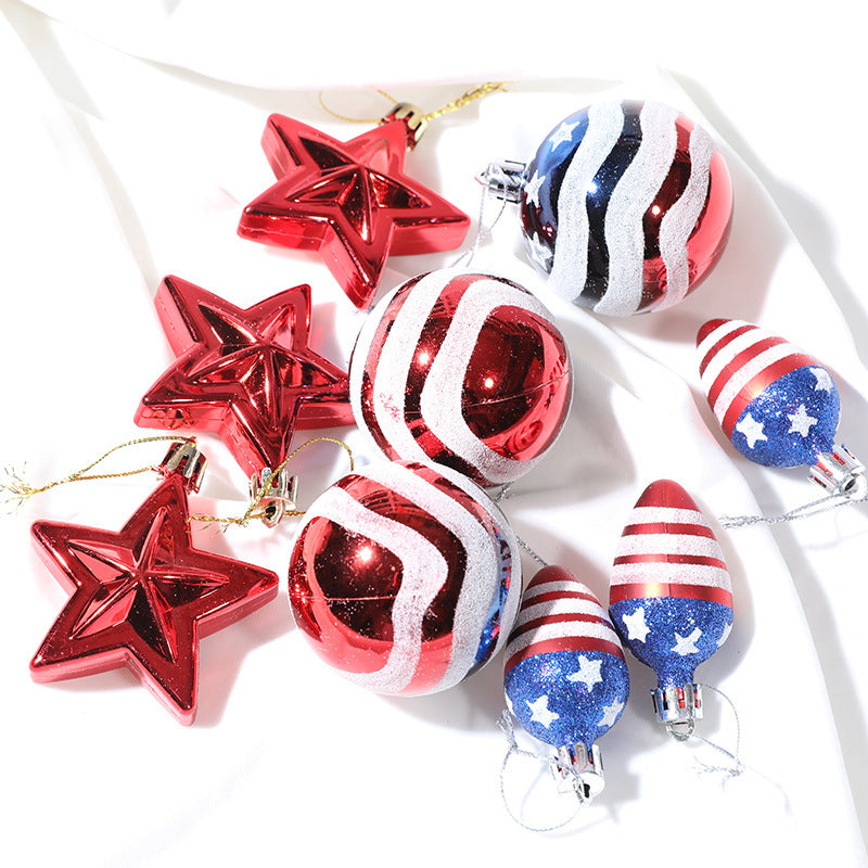 Patriotic Christmas Ornaments for Festive Tree Decor