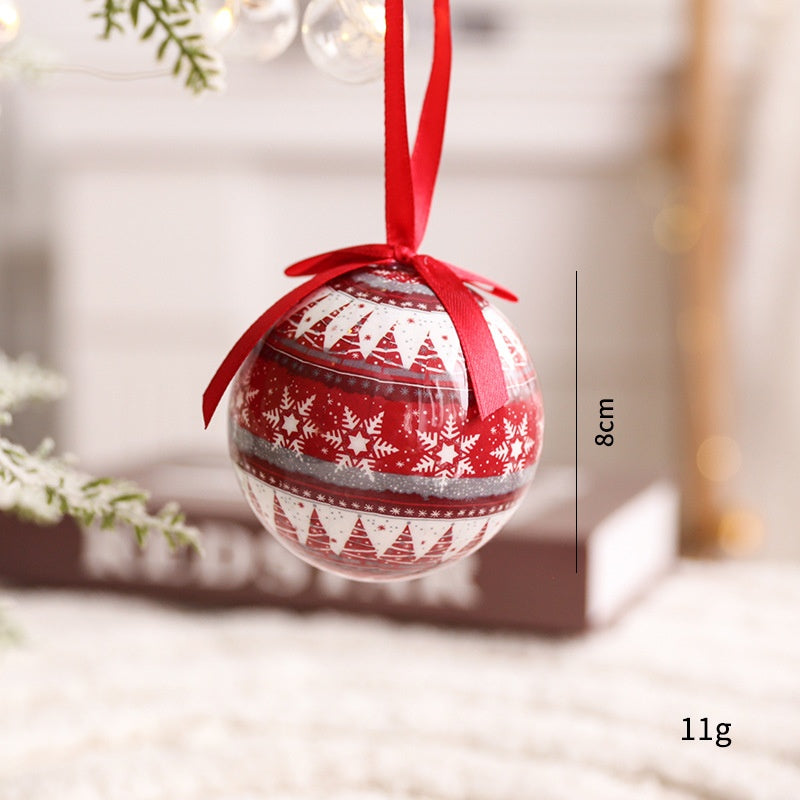 Christmas Ball Ornaments Set - Lightweight Foam Tree Decor
