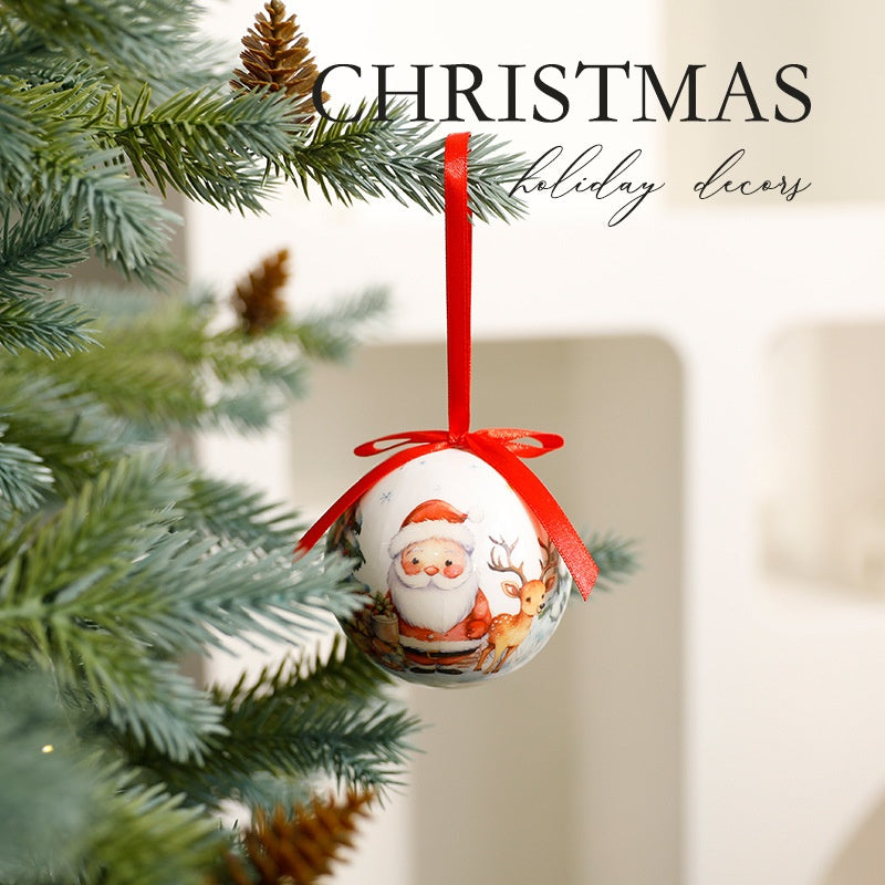 Christmas Ball Ornaments Set - Lightweight Foam Tree Decor