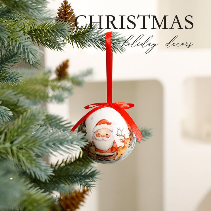 Christmas Ball Ornaments Set - Lightweight Foam Tree Decor