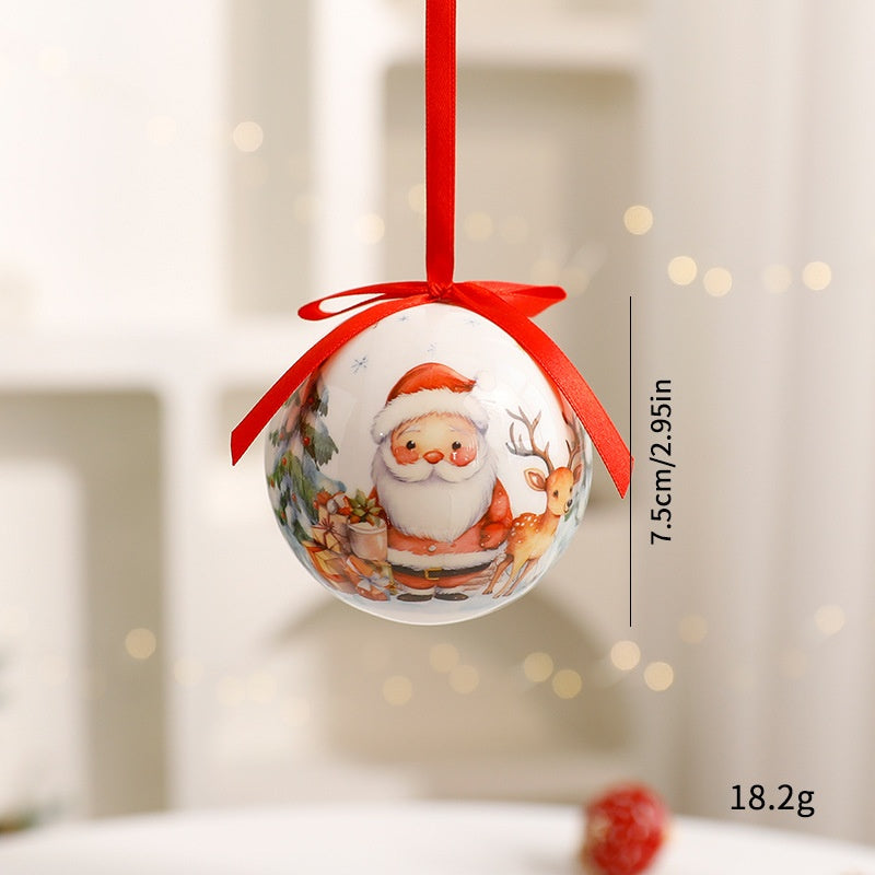 Christmas Ball Ornaments Set - Lightweight Foam Tree Decor