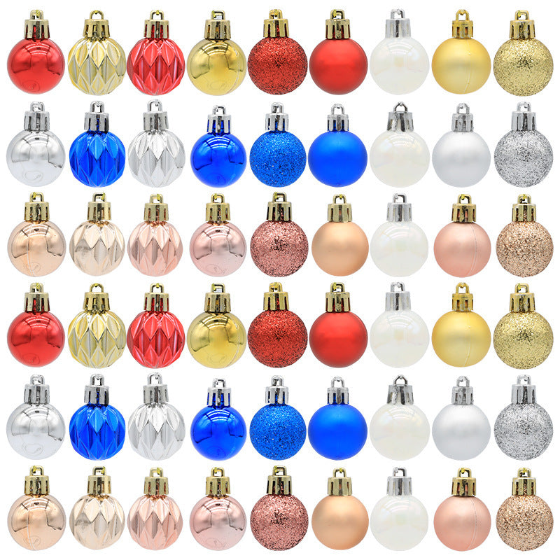 36-Piece Christmas Ornament Set for Colorful Trees