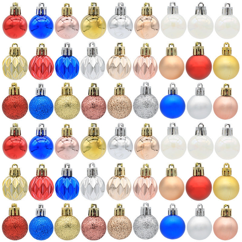 36-Piece Christmas Ornament Set for Colorful Trees